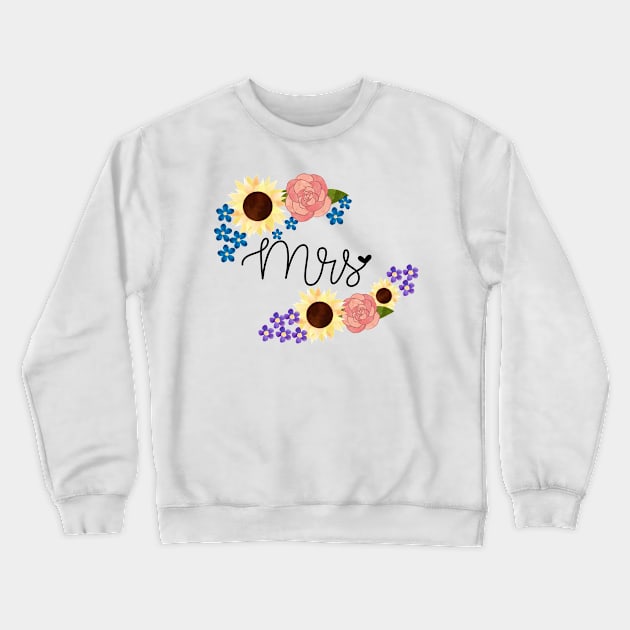 Mrs. Crewneck Sweatshirt by BJS_Inc